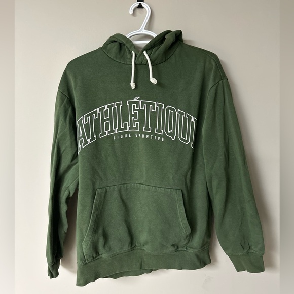 H&M Tops - H&M Green Athletique Hoodie‎
